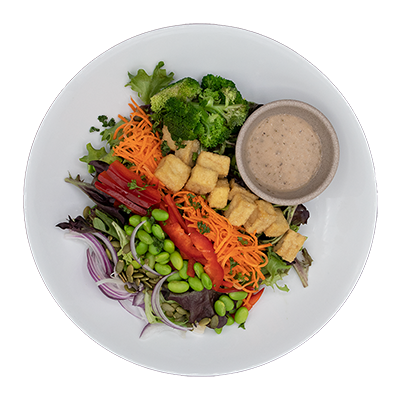 Vegan Crispy Tofu Salad